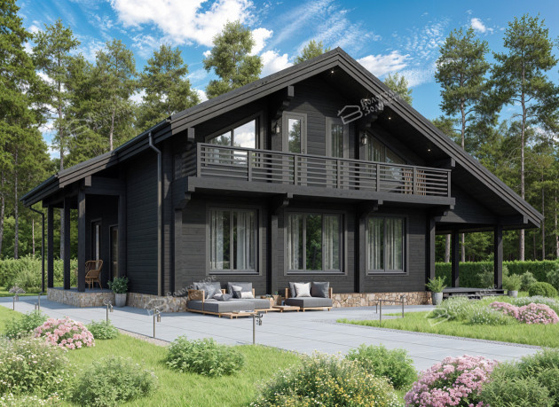 Дом из клееного бруса VZ-370